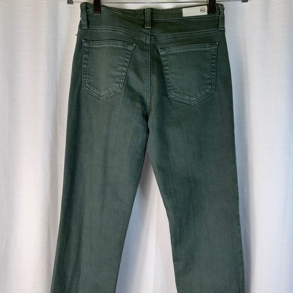 AG Isabelle Button Up High Rise Jeans Size 25 in Green 🆕 Retail $215!!! - Picture 11 of 15